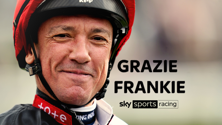 Frankie Dettori will be celebrated on QIPCO British Champions Day at Ascot this Saturday on Sky Sports Racing
