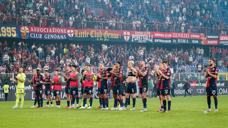 The mood has been lifted at Genoa in recent times