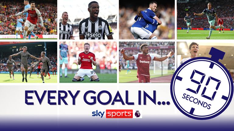 Every Premier League MW8 Goal In 90 Seconds! | Video | Watch TV Show ...