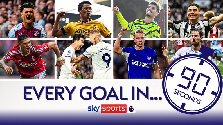 A look back at all the goals from matchweek seven
 in the Premier League in 90 seconds!