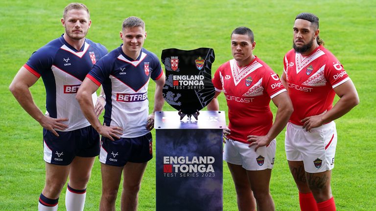 England and Tonga kick off their three-Test series in St Helens on Sunday