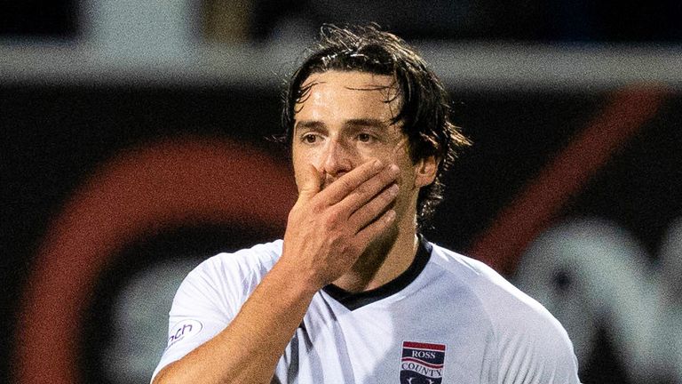 James Brown saw a goal ruled out by VAR in Ross County's draw with Dundee