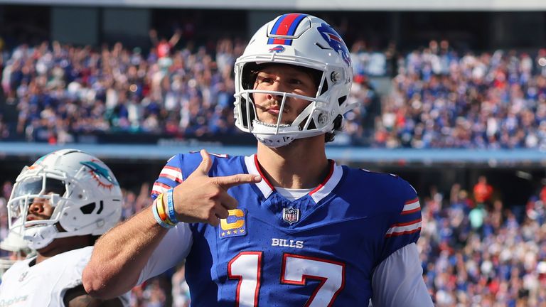 Josh Allen leads Buffalo Bills to emphatic win over Miami Dolphins