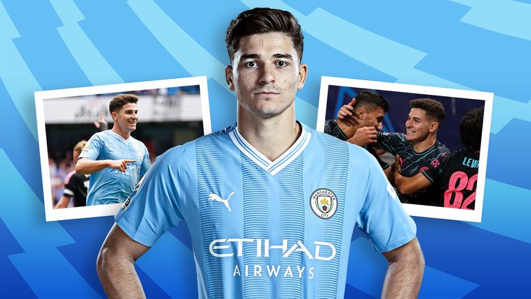 Julian Alvarez is shining for Manchester City this season