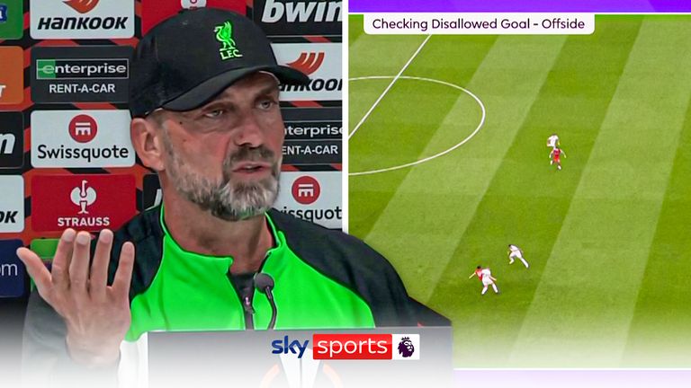 Watch the best moments from Liverpool manager Jurgen Klopp&#39;s fiery press conference about their VAR controversy in their match against Tottenham.