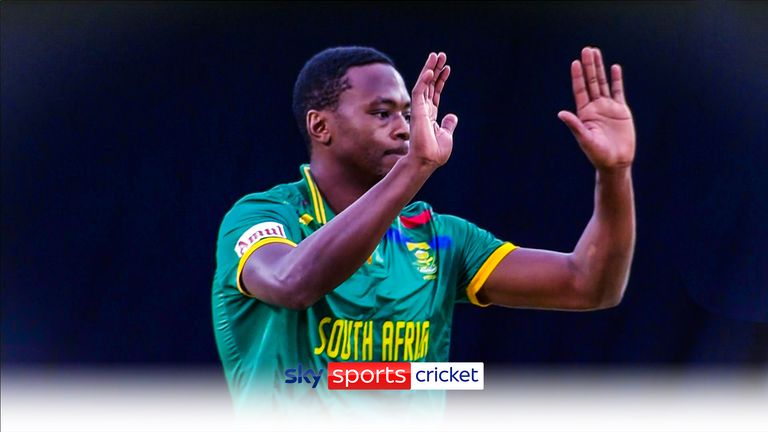 Kagiso Rabada claims his 150th ODI wicket for South Africa