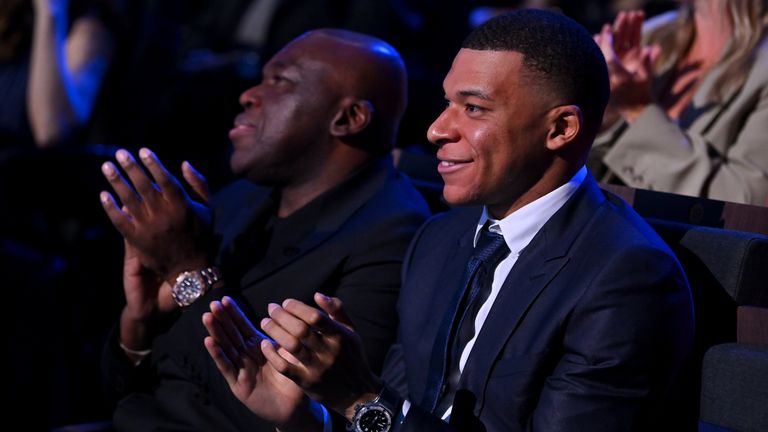 Kylian Mbappe attended the FIFA Best Awards last year alongside his father