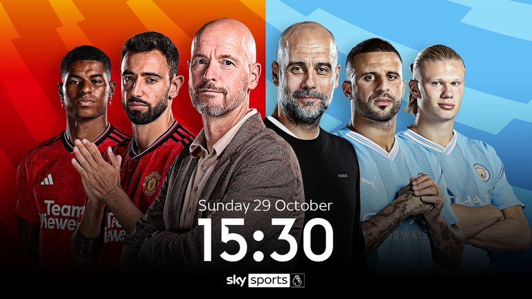 The Manchester Derby is live on Sky Sports Main Event and Sky Sports Premier League this Sunday, kick-off at 15:30