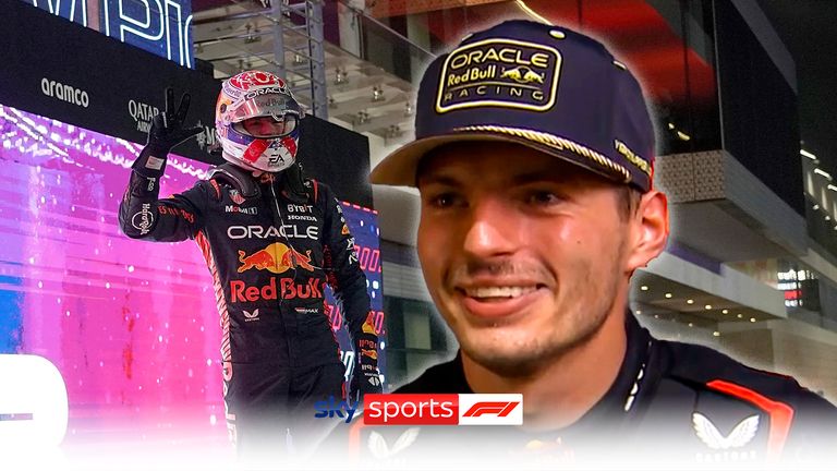 Max Verstappen says he never dreamt it would be possible to win three world titles, and insists he has not thought about how many more he could go on to win
