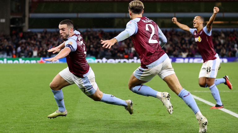 McGinn's goal sparked wild scenes for Aston Villa