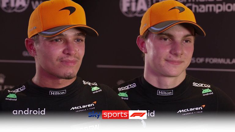 Lando Norris and Oscar Piastri