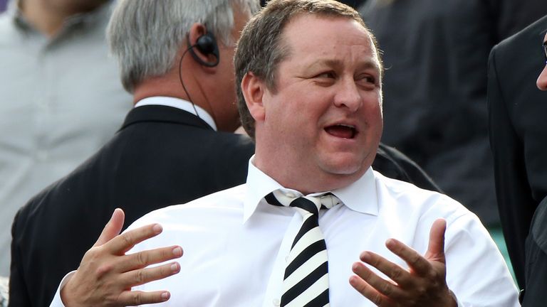 Former Newcastle United owner Mike Ashley is understood to be considering an investment in League One strugglers Reading (AP Photo/Scott Heppell)