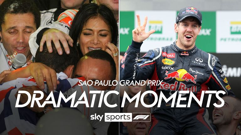 Look back at some of the most dramatic moments to have taken place at the Sao Paulo Grand Prix