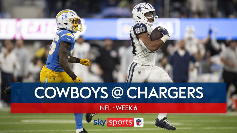 ESPN NFL resultados] Dallas Cowboys 20-17 Los Ángeles Chargers por la week  6 de la NFL 2023, Deportes