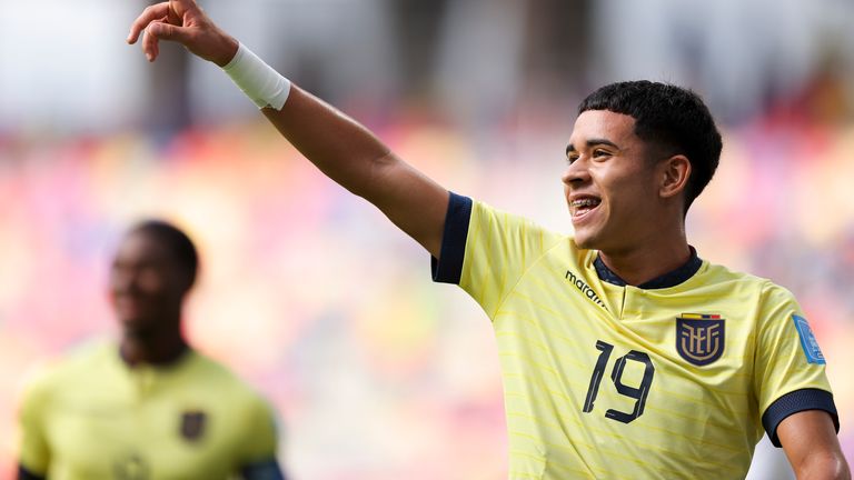 He became the youngest ever scorer at the FIFA Under-20 World Cup