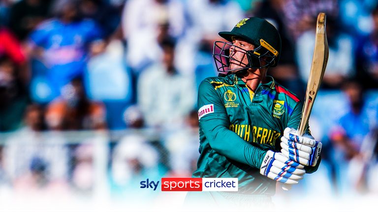 Quinton de Kock hits back to back sixes for South Africa