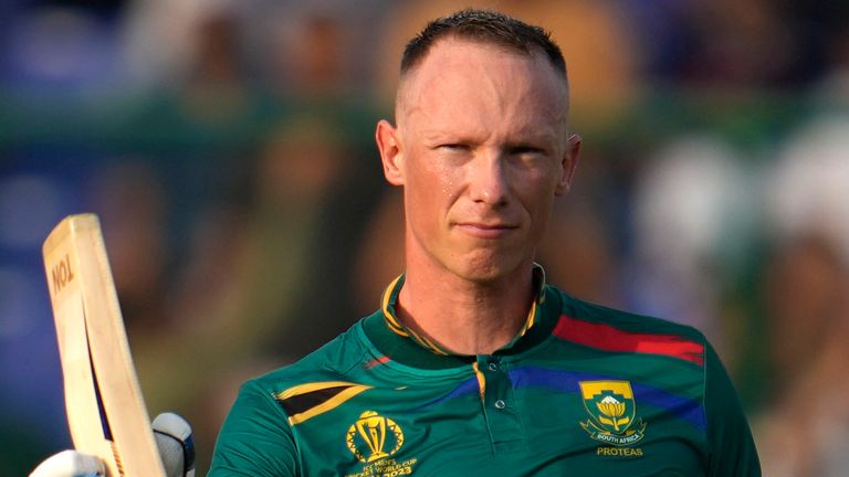 South Africa's Rassie van Der Dussen (Associated Press)