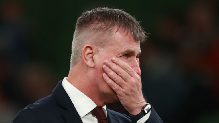 Republic of Ireland head coach Stephen Kenny prior to the UEFA Euro 2024 Qualifying Group B match at the Aviva Stadium, Dublin. Picture date: Friday October 13.