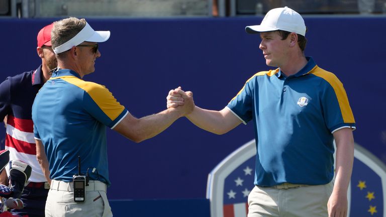 Ryder Cup rookie Robert MacIntyre was made to feel at ease in the team