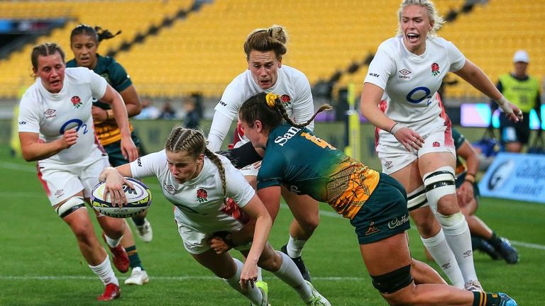 England got their WXV tournament campaign off to a winning start with a 42-7 victory over Australia