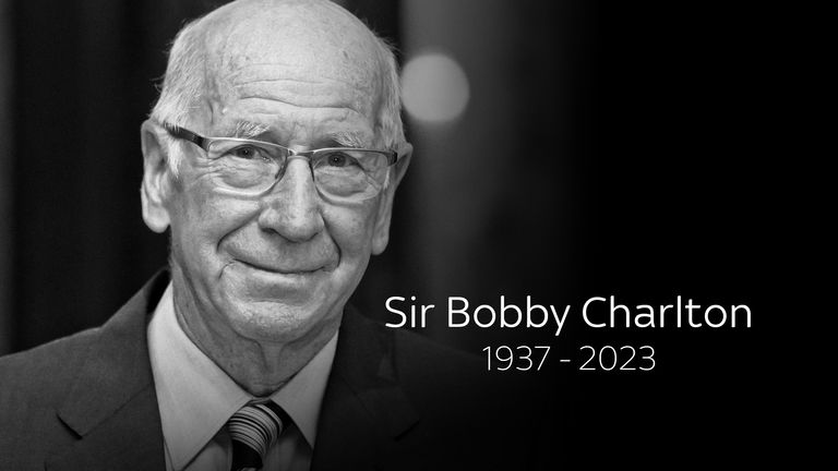 Sir Bobby Charlton, 1937-2023