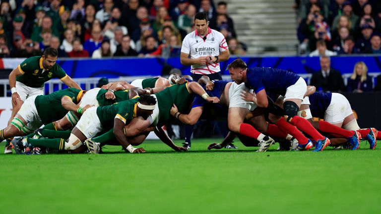 The scrum is massively important to South African rugby and their game plan 