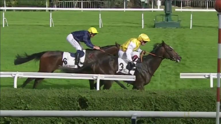 Sunway wins the Criterium International at Saint-Cloud under Oisin Murphy