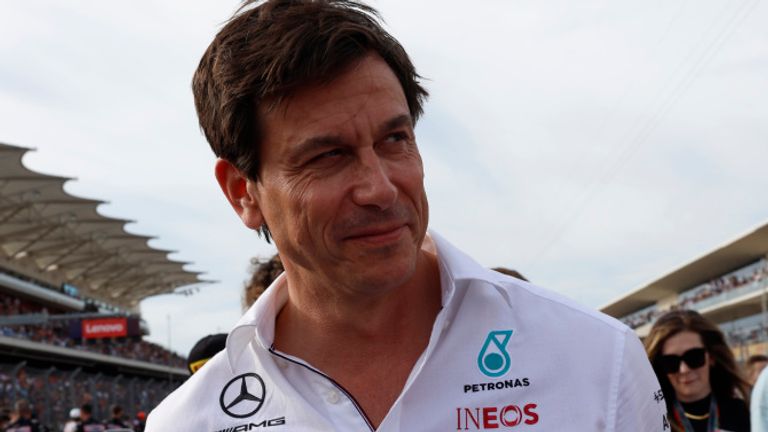 CIRCUIT OF THE AMERICAS, UNITED STATES OF AMERICA - OCTOBER 21: Toto Wolff, Team Principal and CEO, Mercedes-AMG, on the grid during the United States GP at Circuit of the Americas on Saturday October 21, 2023 in Austin, United States of America. (Photo by Steven Tee / LAT Images)