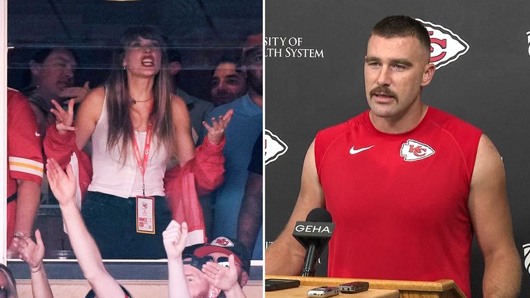 Travis Kelce: A lot of people care about Taylor Swift | &#39;I&#39;m having fun with it&#39;