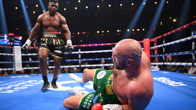 Tyson Fury vs Francis Ngannou: Former UFC heavyweight champion denied astonishing upset win in non-title clash | Boxing News | Sky Sports