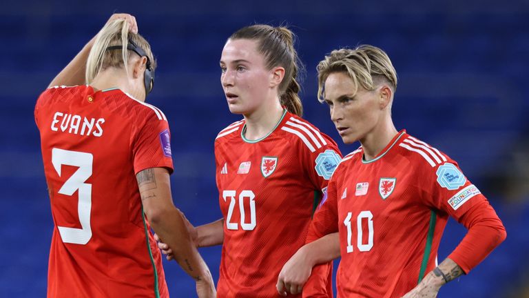 Wales are in action against Germany in the Women's Nations League