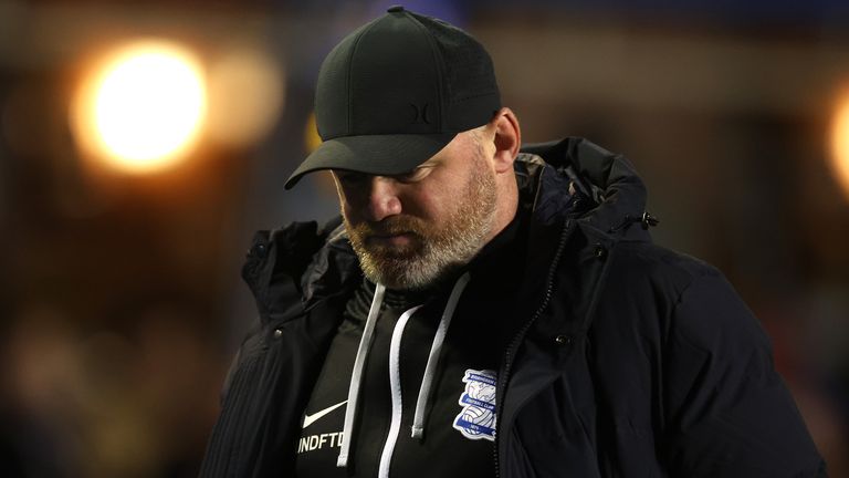 Wayne Rooney suffered defeat in his first home game as Birmingham manager