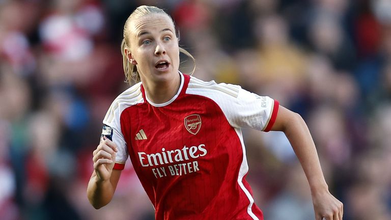 Beth Mead returns to action for Arsenal following a long injury lay-off