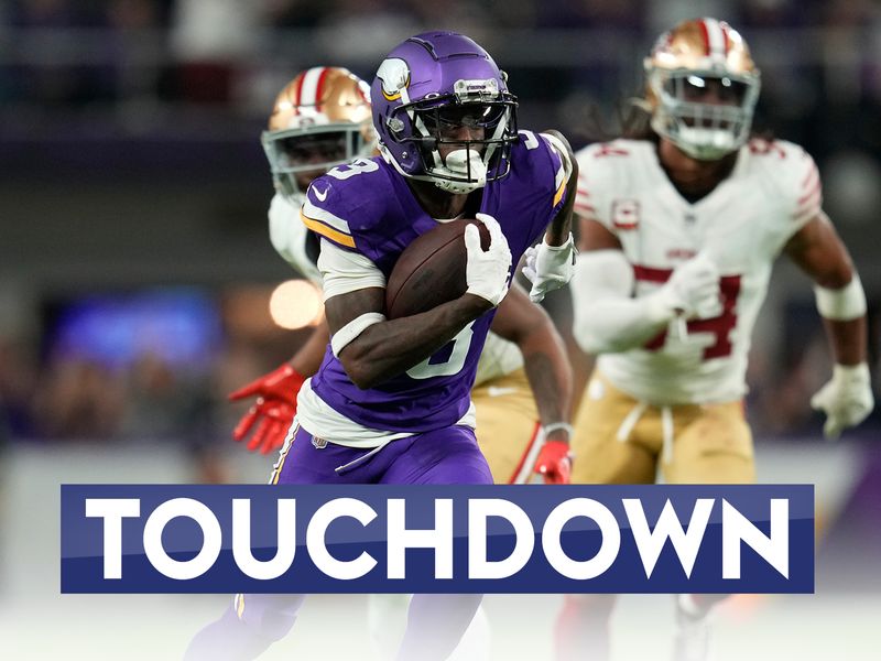 Addison Pulls The Ball Away From A Defender En Route To 60-Yard Touchdown