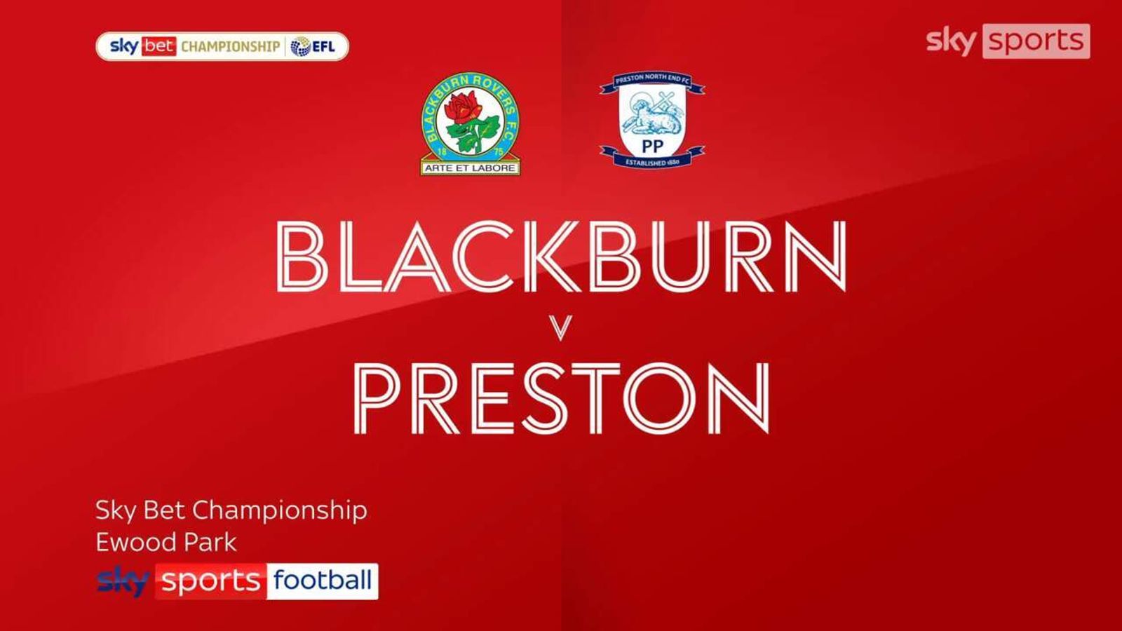 Blackburn 1 - 2 Preston - Match Report & Highlights