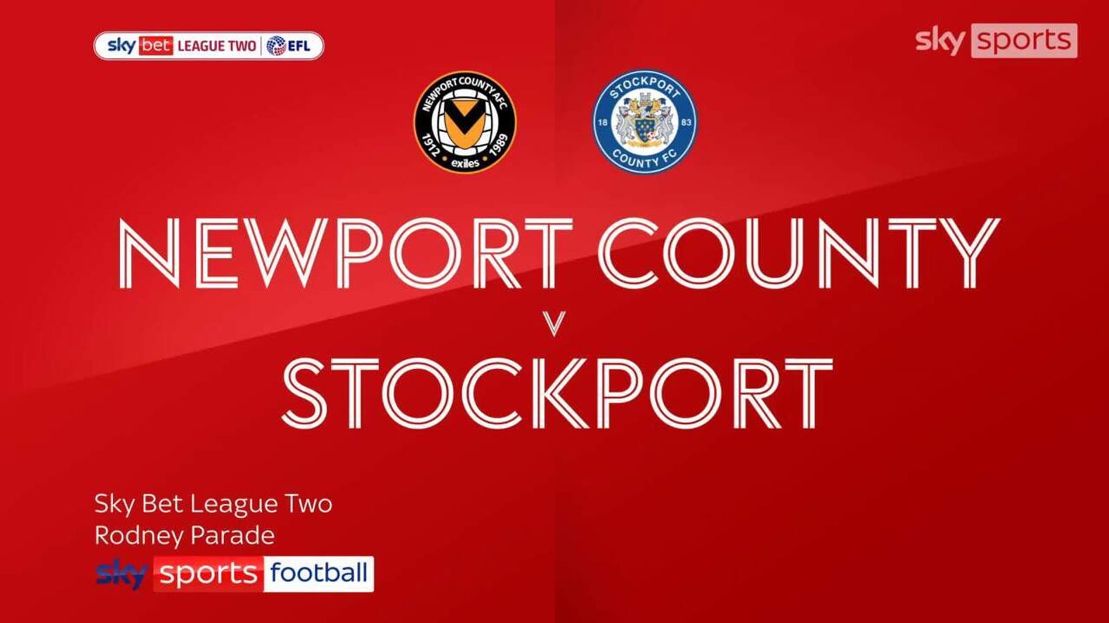 Newport 2 1 Stockport Match Report & Highlights