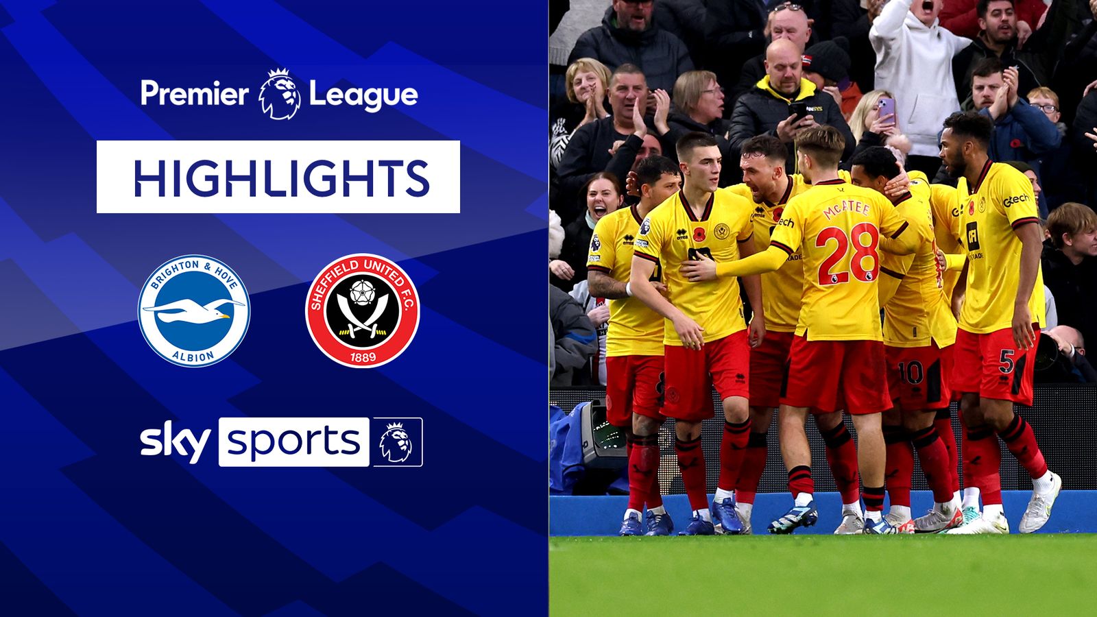 Brighton 1-1 Sheffield United | Premier League Highlights | Football ...