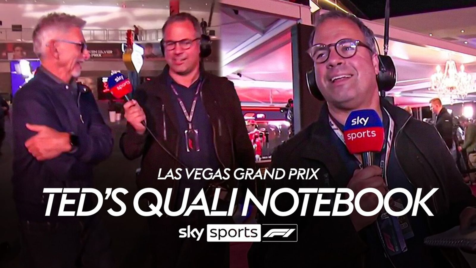Ted's Qualifying Notebook What does the Las Vegas paddock look like