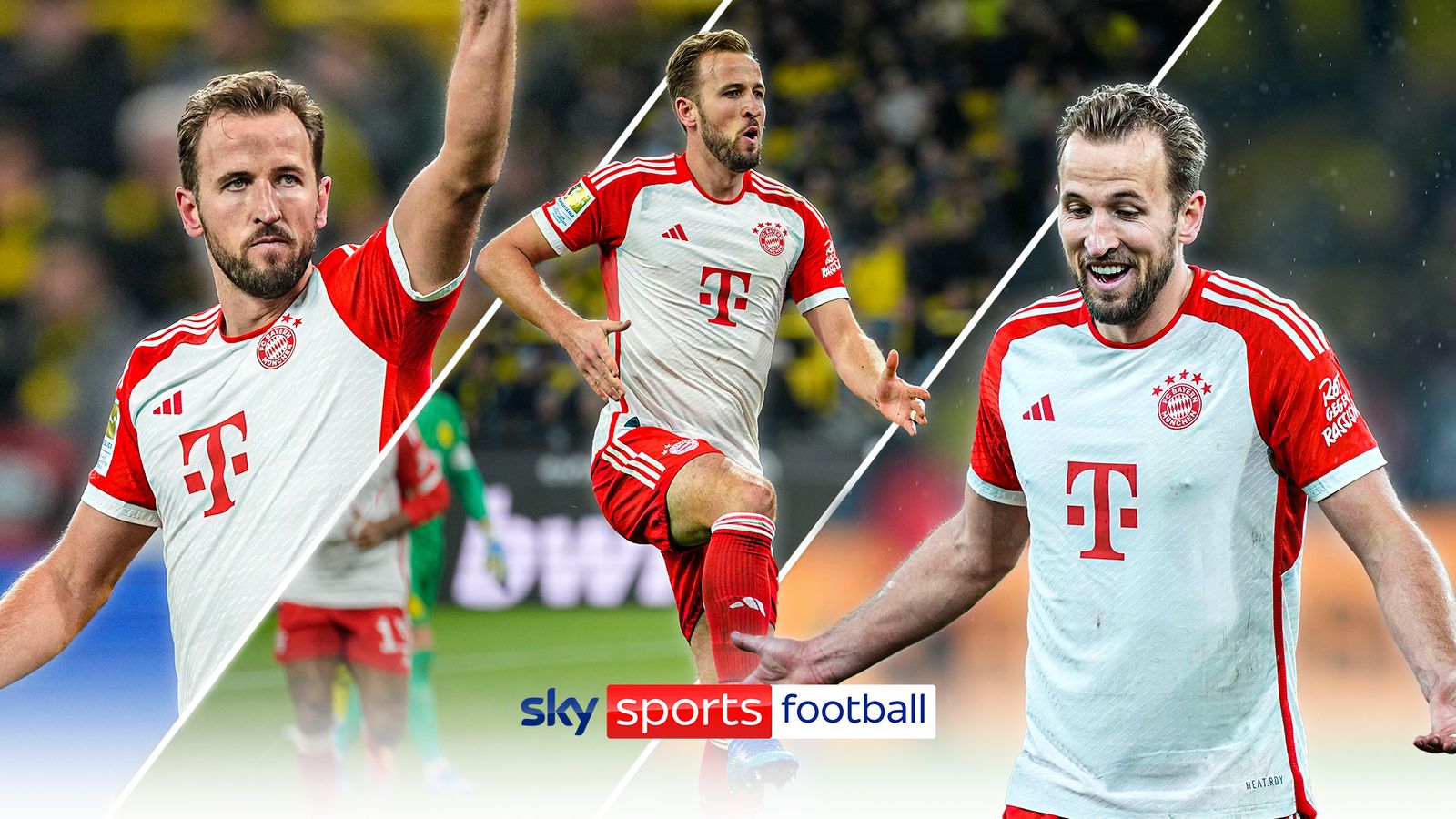 Harry Kane's Hat-trick For Bayern Munich Against Borussia Dortmund ...