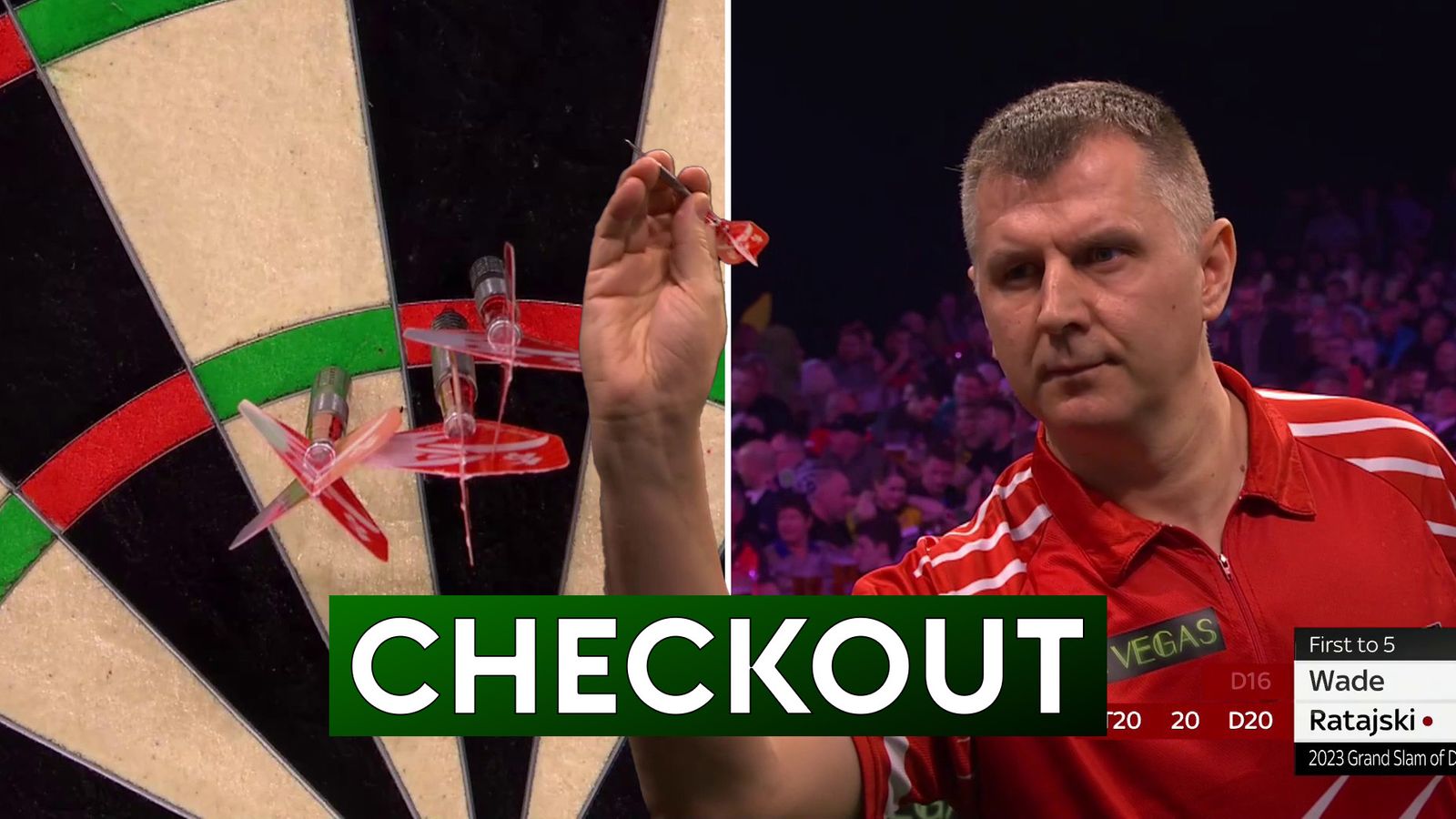 Krzysztof Ratajski gets big backtoback checkouts! Darts News Sky