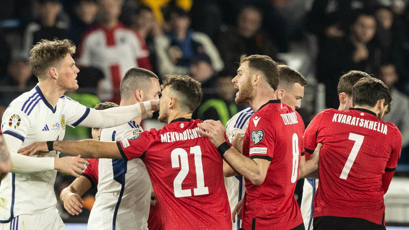 Скотт Мактоминей: Полузащитник «Манчестер Юнайтед» назвал игроков сборной Грузии «плаксами» во время жеребьевки отборочного турнира Евро-2024 в Шотландии |  футбольные новости