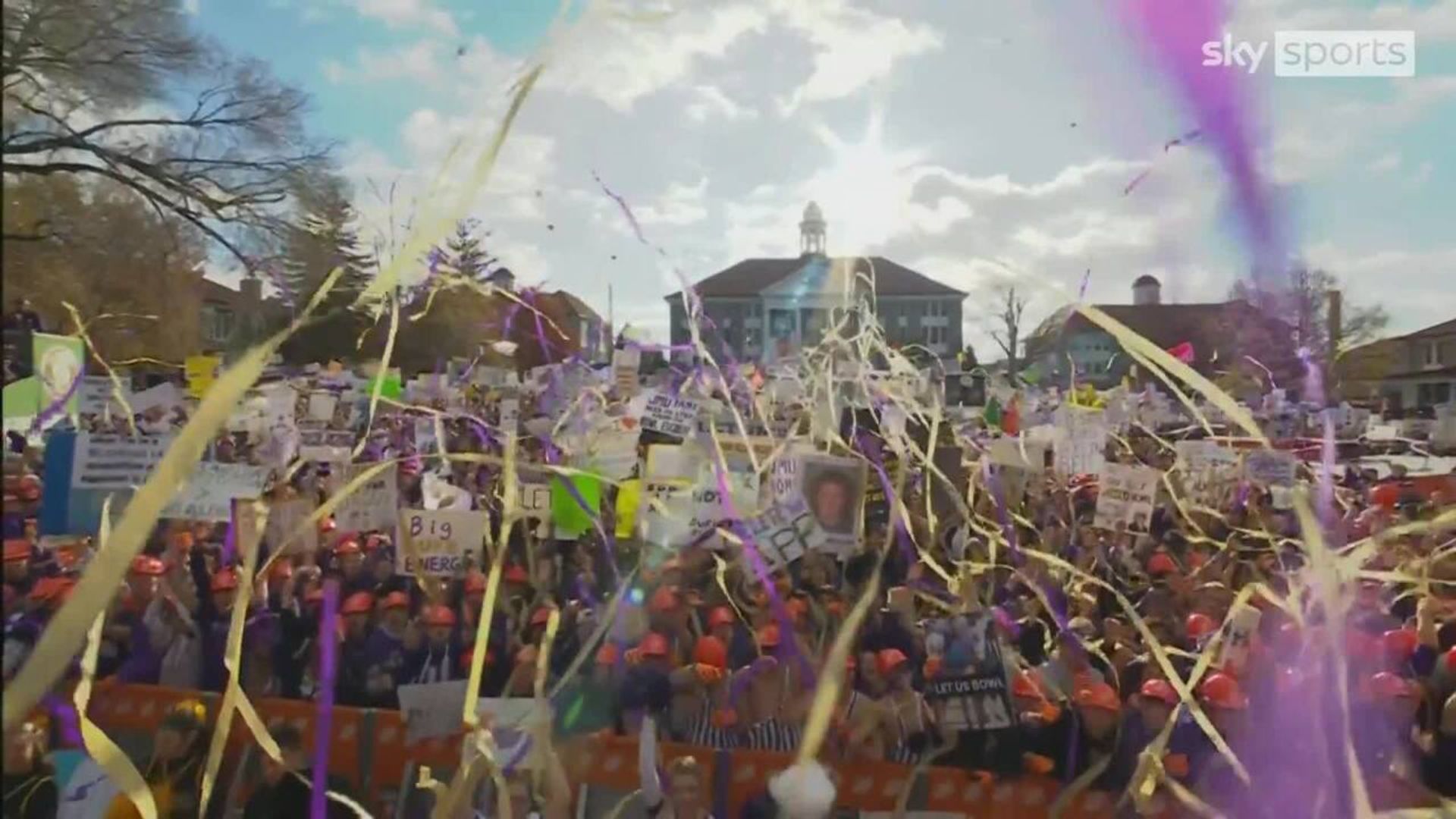 James Madison Dukes turn out huge crowds for College GameDay!