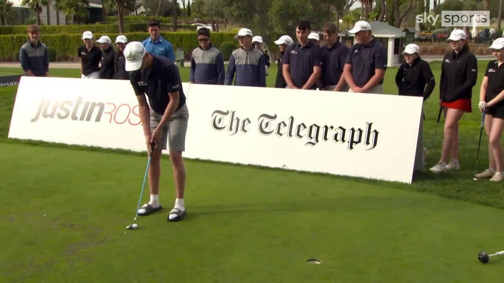 Putt or no putt? | Justin Rose Telegraph Junior Golf Championship