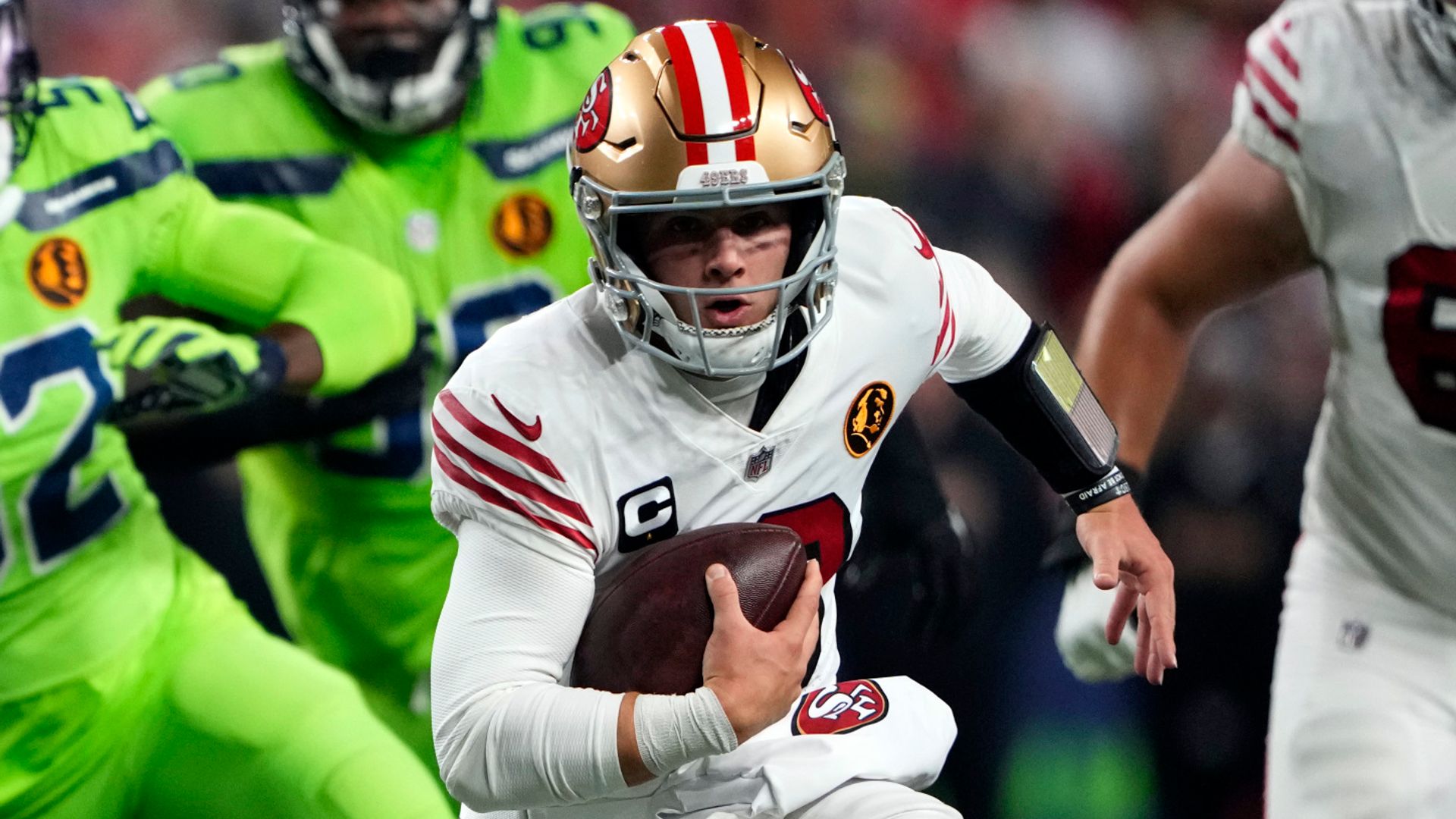 McCaffrey stars to take NFC West-leading 49ers to win over Seahawks