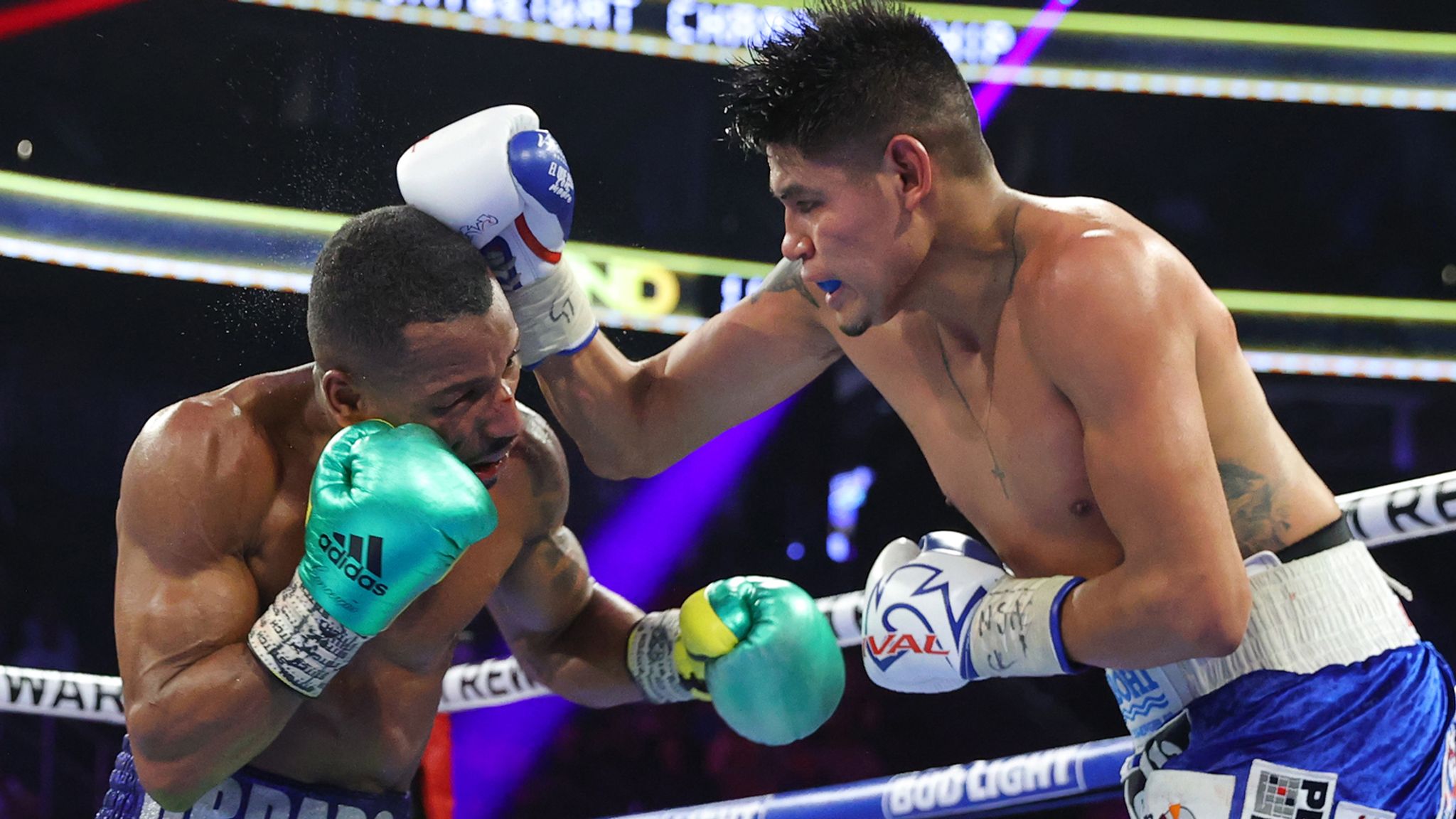 Shakur Stevenson becomes three-weight world champion as Emanuel ...