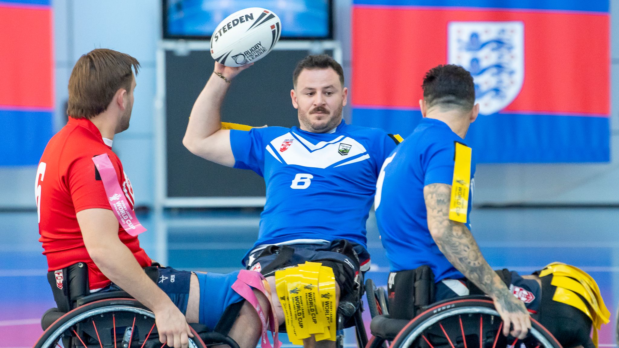 England vs France Leeds Rhinos trio head charge for Wheelchair Rugby
