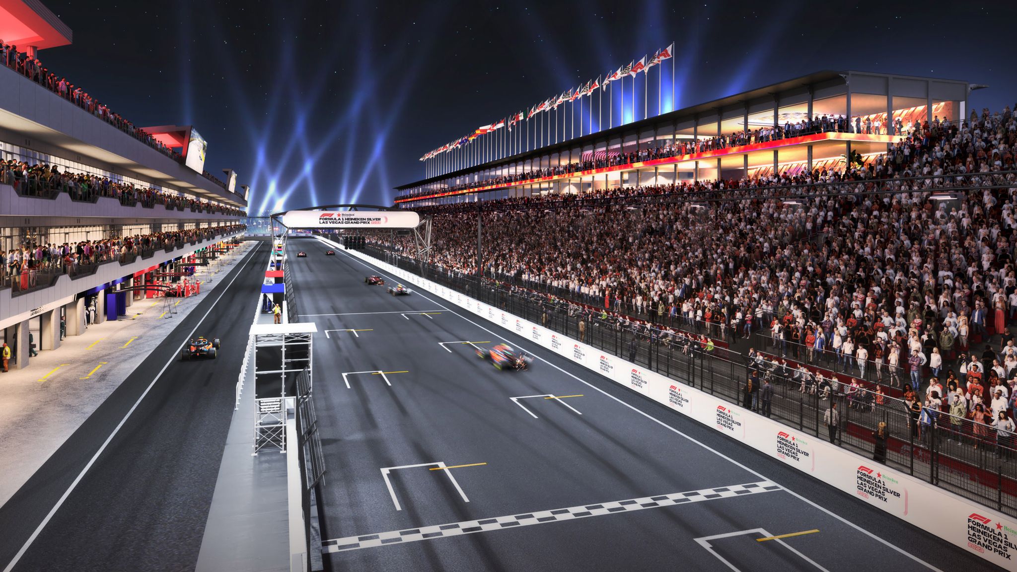 Las Vegas Grand Prix 2023 opening ceremony: Spectacular star