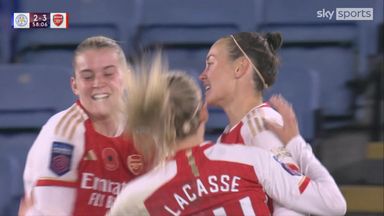 Arsenal respond to Leicester's early lead with FOUR goals in quick succession!