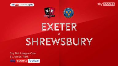 Exeter 0-0 Shrewsbury Town 
