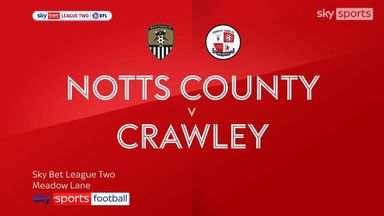 Notts County 3-1 Crawley